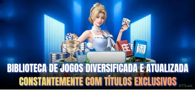 Imagem promocional do cassino online da 677luck mostrando jogos ao vivo